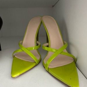 Femme LA strappy heels, size 7.5 (38)